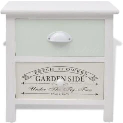 VidaXL Nachtkastje Franse Stijl Hout -Knusse Nacht 9c5c6cb73197431ca3c912bd40a1ad89