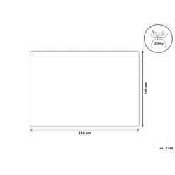 Beliani Sprei RAYEN - Bruin Polyester -Knusse Nacht ca8476df35014fe98d7f1c6690f02fb3