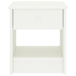 VidaXL Nachtkastjes 2 St 35x30x40 Cm Massief Grenenhout Wit -Knusse Nacht d2f7833c9c0c456a8b79f82bebcda42c
