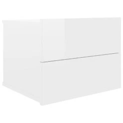 VidaXL Nachtkastjes 2 St 40x30x30 Cm Spaanplaat Hoogglans Wit -Knusse Nacht dbf14f42f05f43fba8ecb5026bcc9c8b