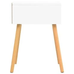 VidaXL Nachtkastjes 2 St 40x40x56 Cm Spaanplaat Wit En Sonoma Eiken -Knusse Nacht e49ad7316c1a47b0b6d3b1fee386bfb6