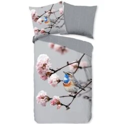 Pure Dekbedovertrek Vogel Blauwborst-Lits-jumeaux (240 X 200/220 Cm) -Knusse Nacht eed36226d5114c948050014b4475af7c 2