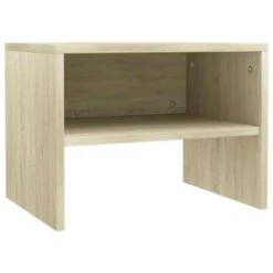 VidaXL Nachtkastje 40x30x30 Cm Bewerkt Hout Sonoma Eikenkleurig 7 VidaXL Nachtkastje 40x30x30 Cm Bewerkt Hout Sonoma Eikenkleurig -Knusse Nacht f0886552d49d4e33b786360494d1d955
