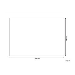 Beliani Sprei GELIK - Grijs Polyester -Knusse Nacht f645e8e025ce4b4a95baf2c865de23da