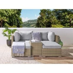 Beliani Kussenovertrek NOTO - Grijs Polyester 9 Beliani Kussenovertrek NOTO - Grijs Polyester -Knusse Nacht fc6c2157271c471ea00e70f1f1ee486e