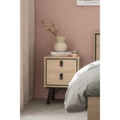 Nachtkastje Kansas - Eikenkleur - 44x40x60 Cm -Knusse Nacht sf 12503540 1011